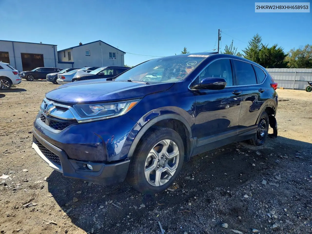 HONDA CR-V 2017, VIN 2HKRW2H8XHH658953