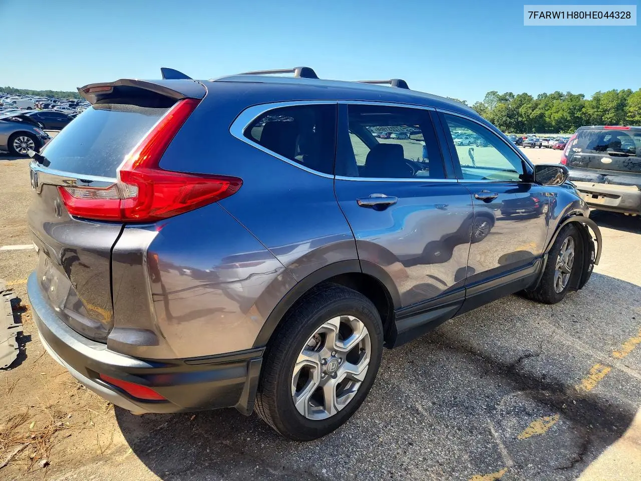 2017 HONDA CR-V VIN 7FARW1H80HE044328 — фото 3