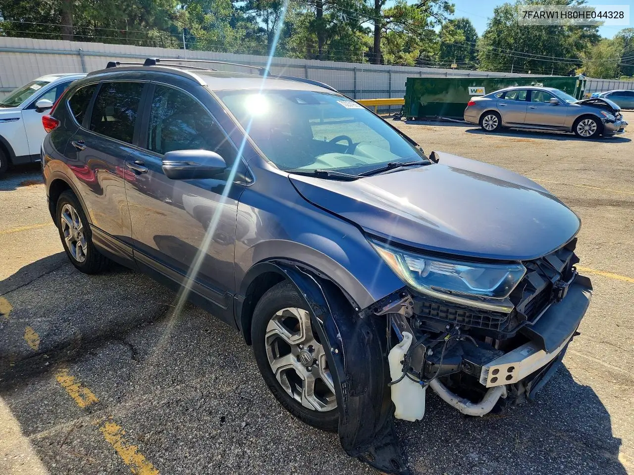 2017 HONDA CR-V VIN 7FARW1H80HE044328 — фото 4