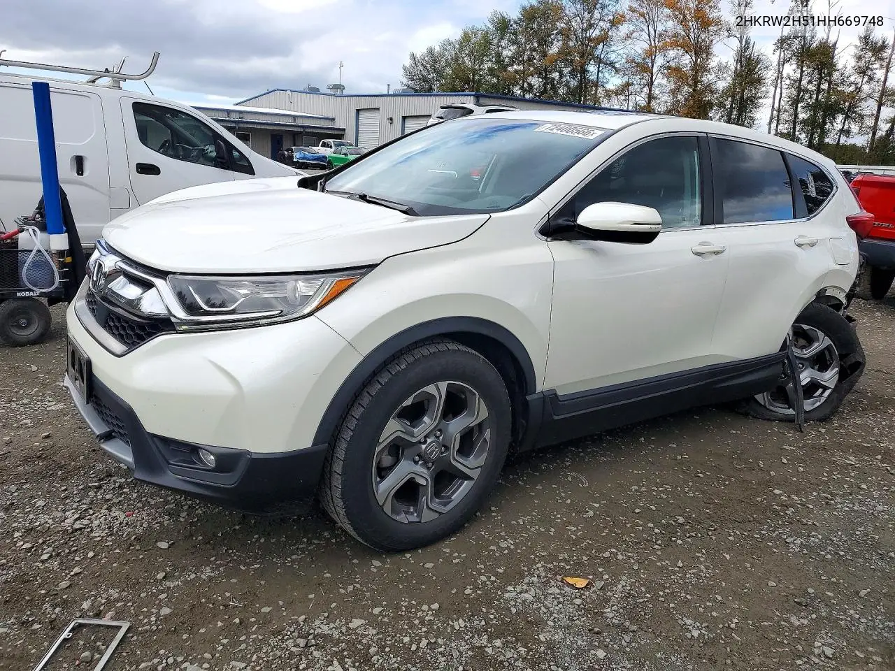 HONDA CR-V 2017, VIN 2HKRW2H51HH669748