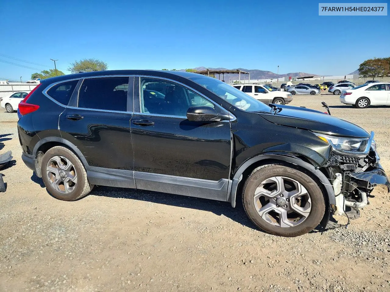 2017 HONDA CR-V VIN 7FARW1H54HE024377 — фото 4