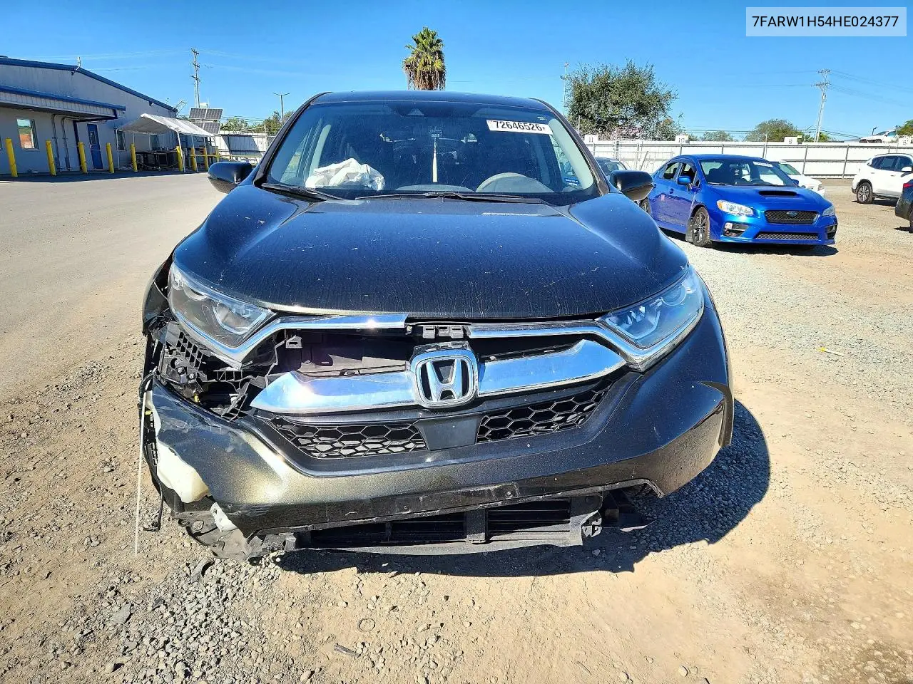 2017 HONDA CR-V VIN 7FARW1H54HE024377 — фото 5