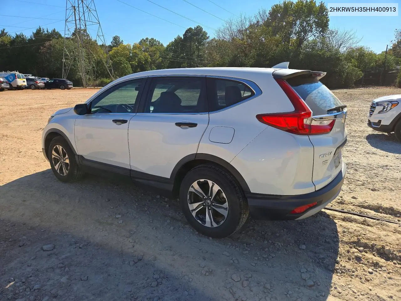 HONDA CR-V 2017, VIN 2HKRW5H35HH400913