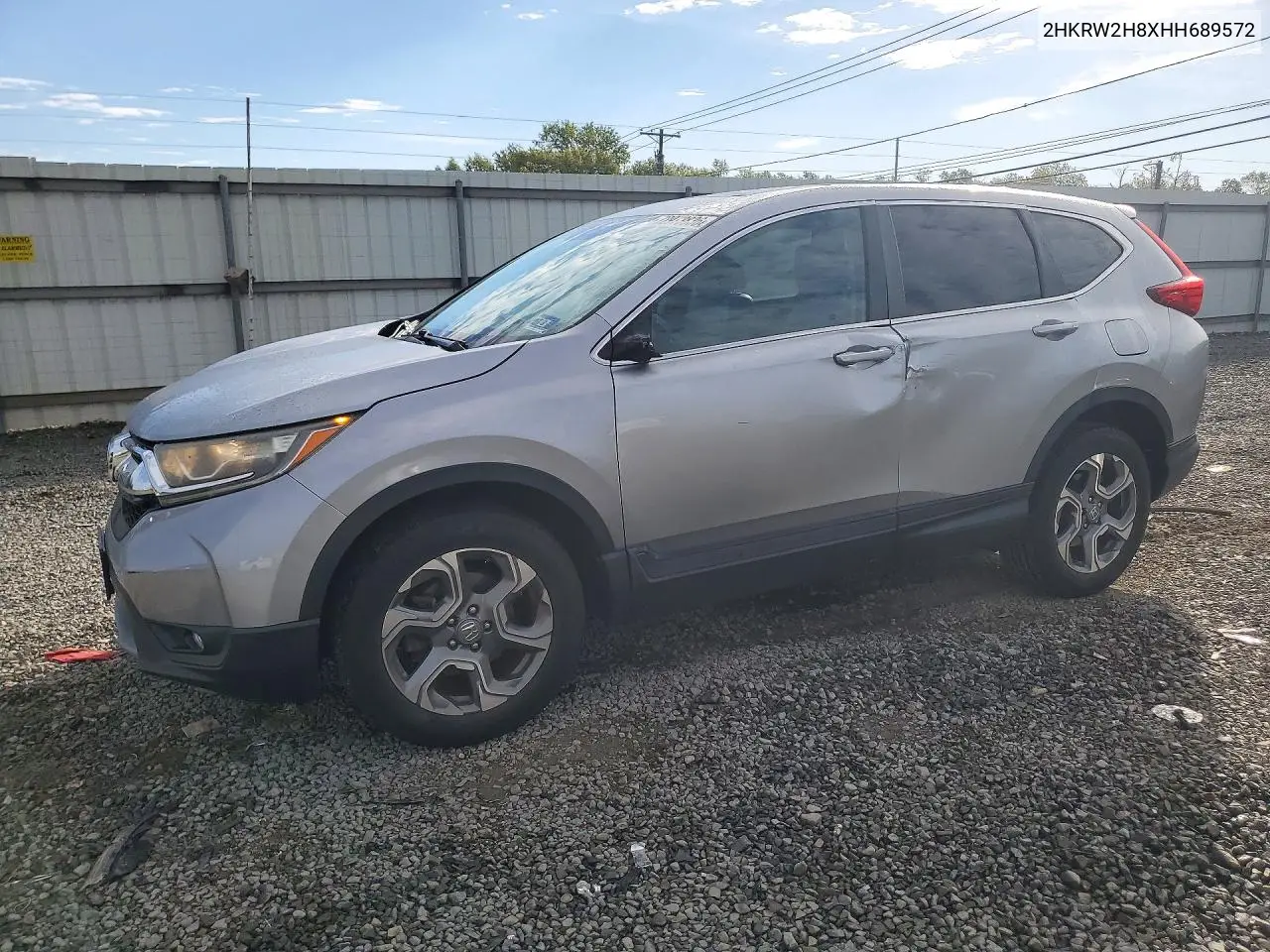 HONDA CR-V 2017, VIN 2HKRW2H8XHH689572