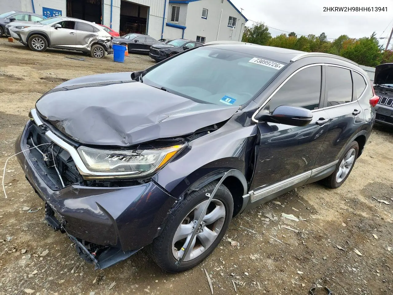 HONDA CR-V 2017, VIN 2HKRW2H98HH613941