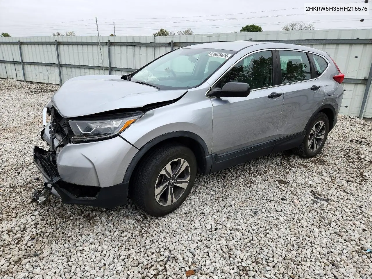 HONDA CR-V 2017, VIN 2HKRW6H35HH216576