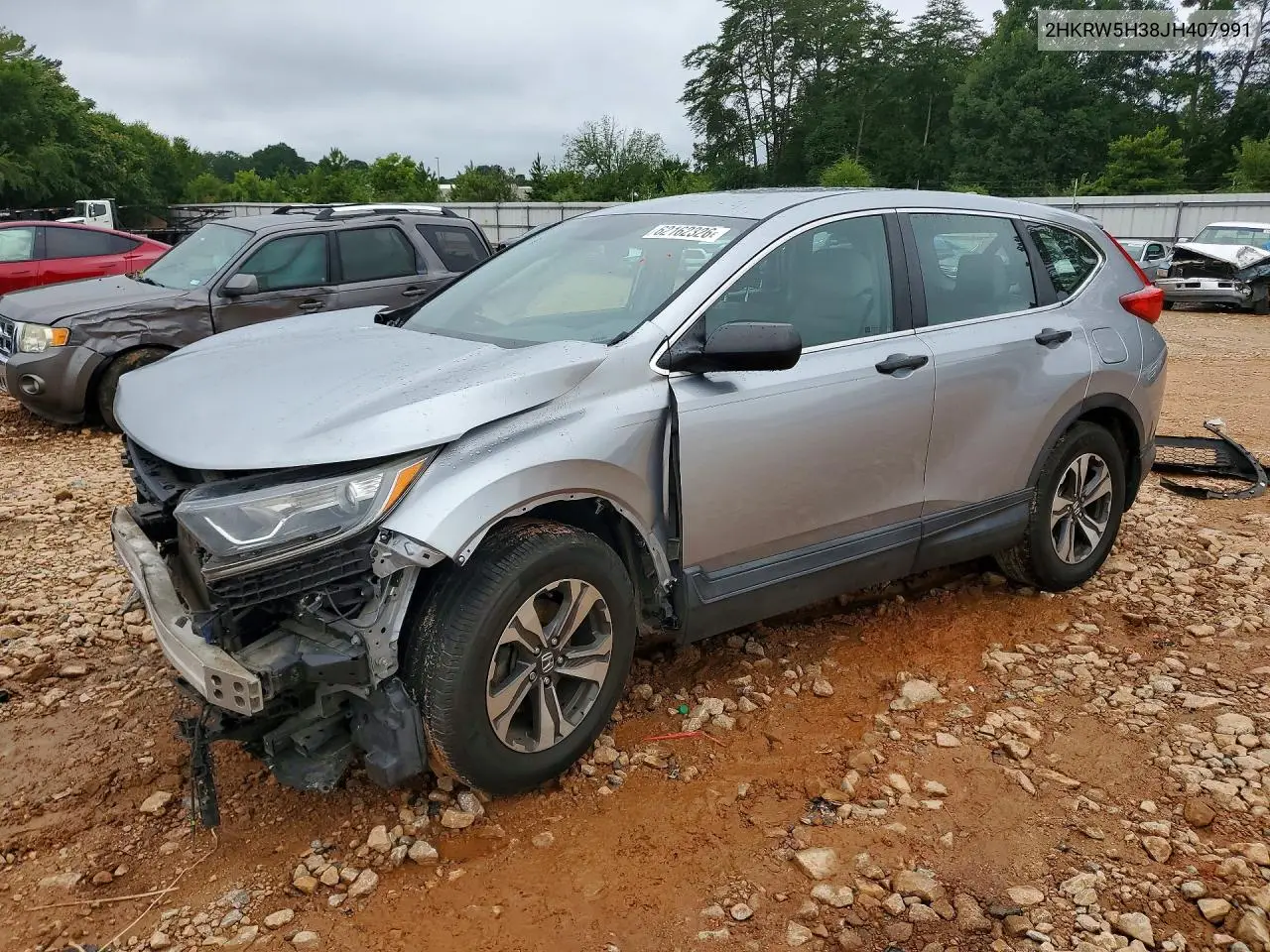HONDA CR-V 2018, VIN 2HKRW5H38JH407991