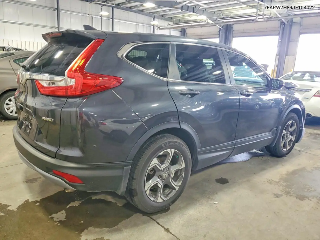 2018 HONDA CR-V VIN 7FARW2H89JE104022 — фото 3