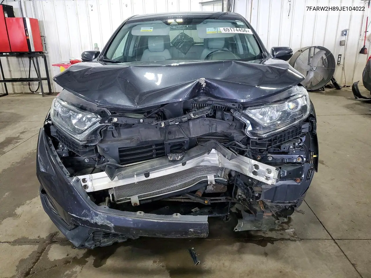 2018 HONDA CR-V VIN 7FARW2H89JE104022 — фото 5