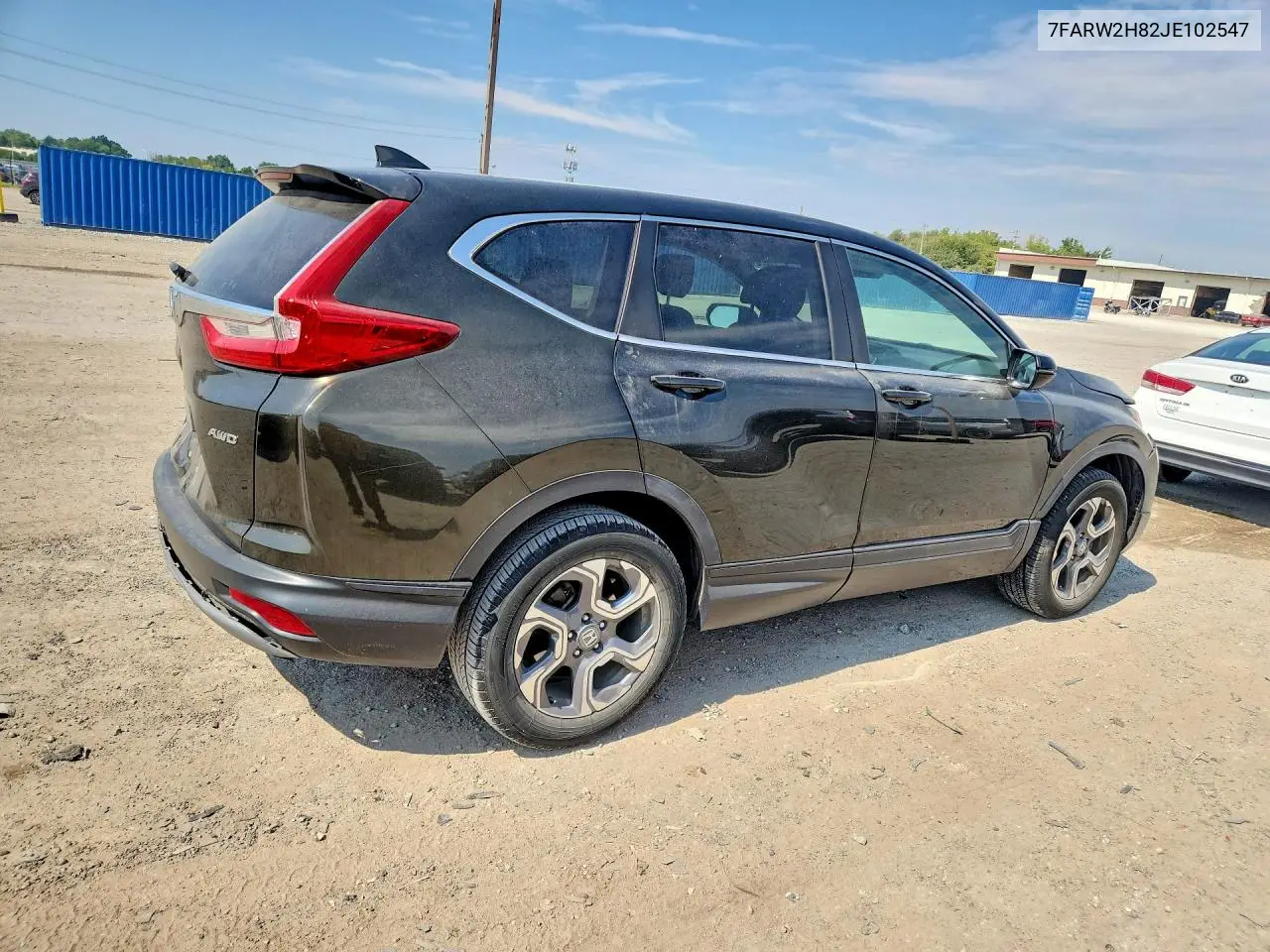 2018 HONDA CR-V VIN 7FARW2H82JE102547 — фото 3