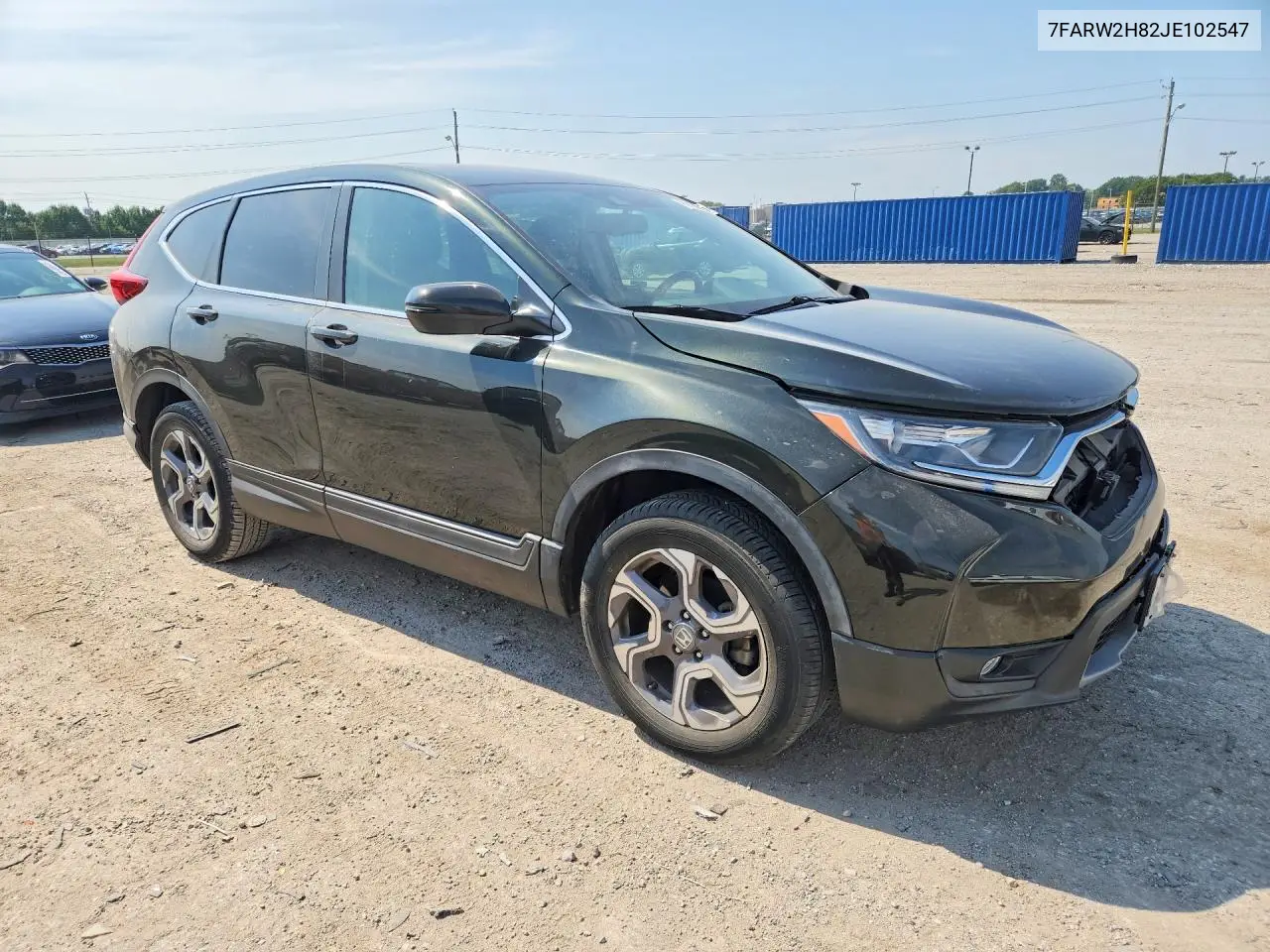 2018 HONDA CR-V VIN 7FARW2H82JE102547 — фото 4