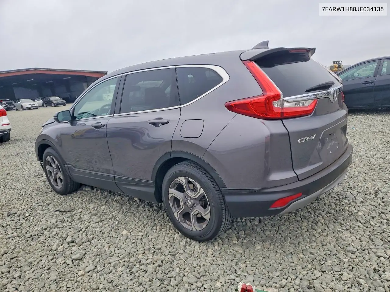 2018 HONDA CR-V VIN 7FARW1H88JE034135 — фото 2