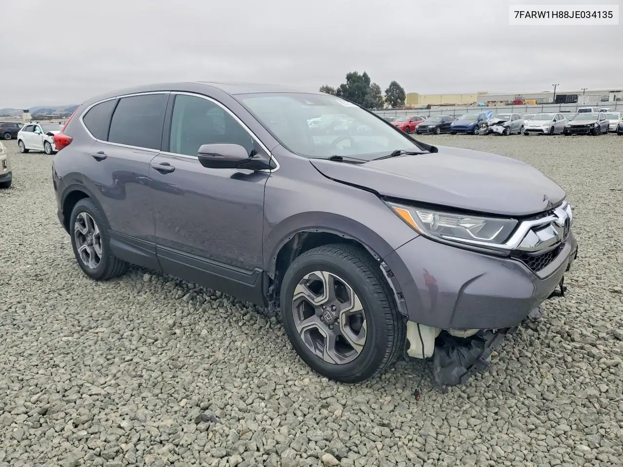 2018 HONDA CR-V VIN 7FARW1H88JE034135 — фото 4