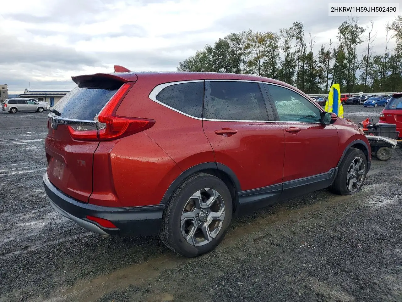 HONDA CR-V 2018, VIN 2HKRW1H59JH502490