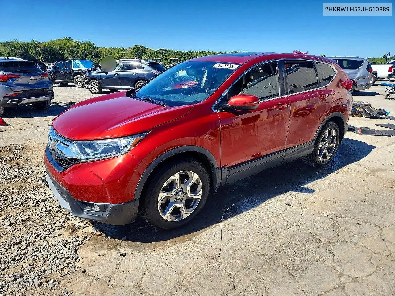 HONDA CR-V 2018, VIN 2HKRW1H53JH510889