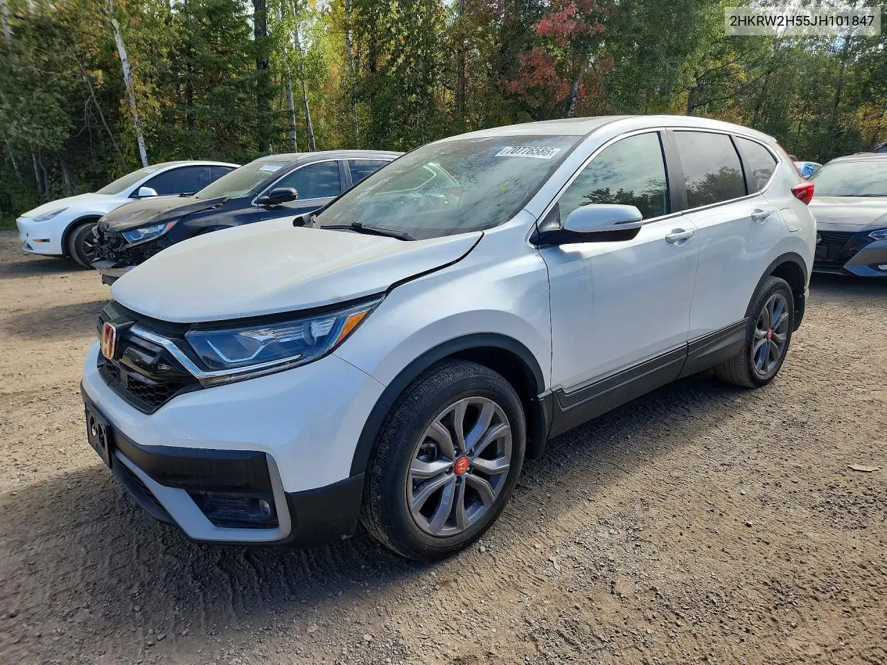 HONDA CR-V 2018, VIN 2HKRW2H55JH101847