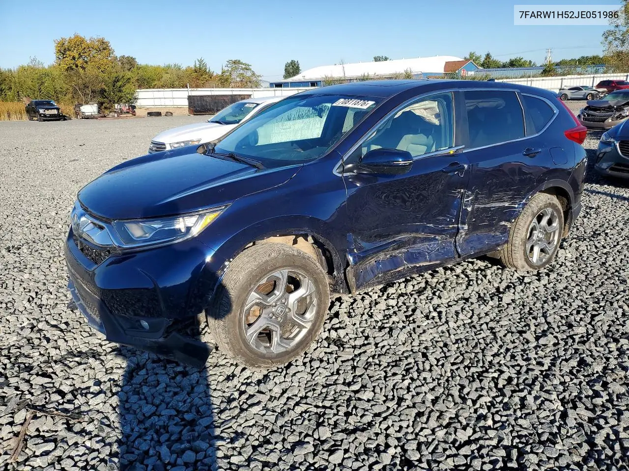 HONDA CR-V 2018, VIN 7FARW1H52JE051986