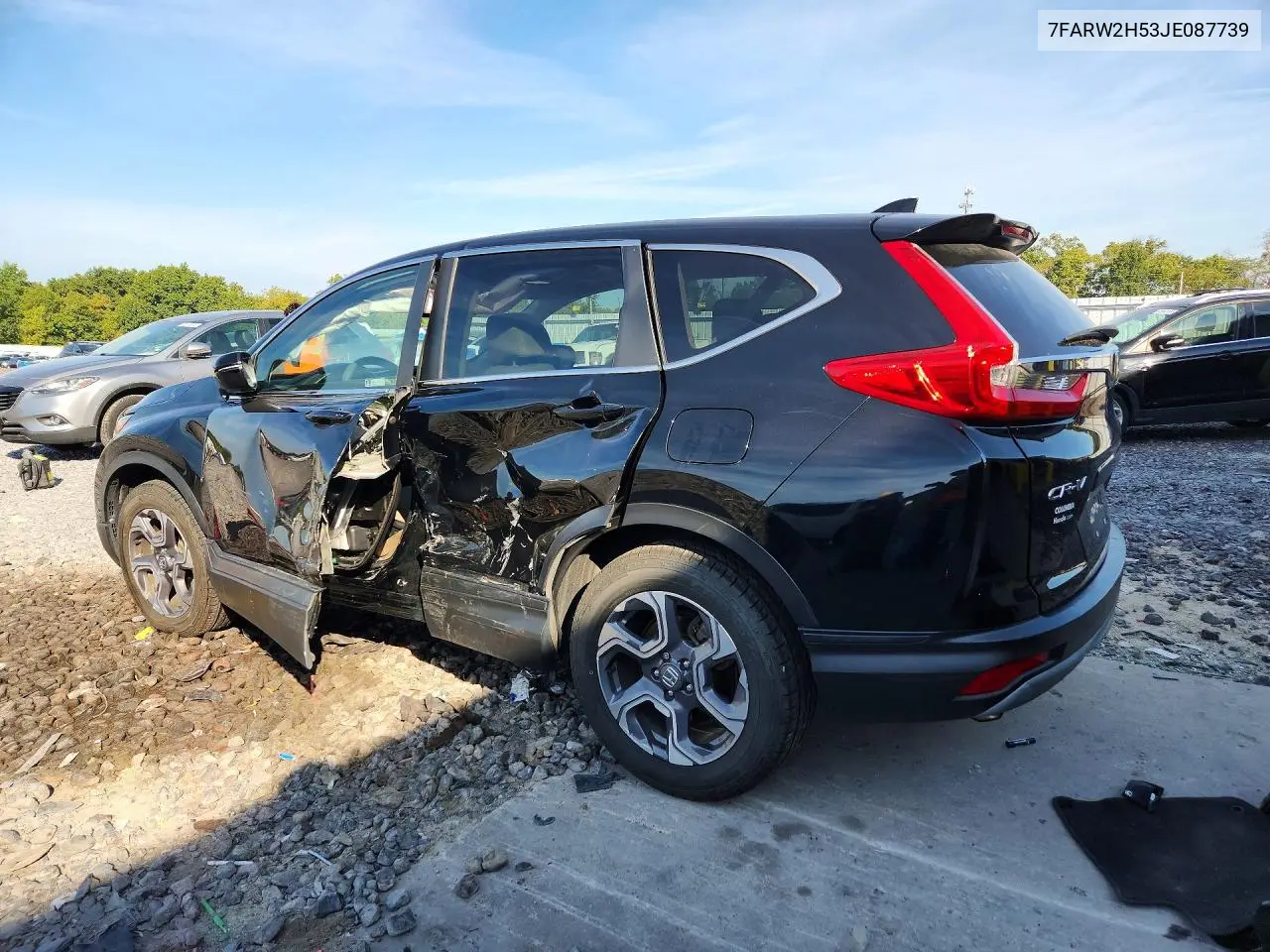 2018 HONDA CR-V VIN 7FARW2H53JE087739 — фото 2