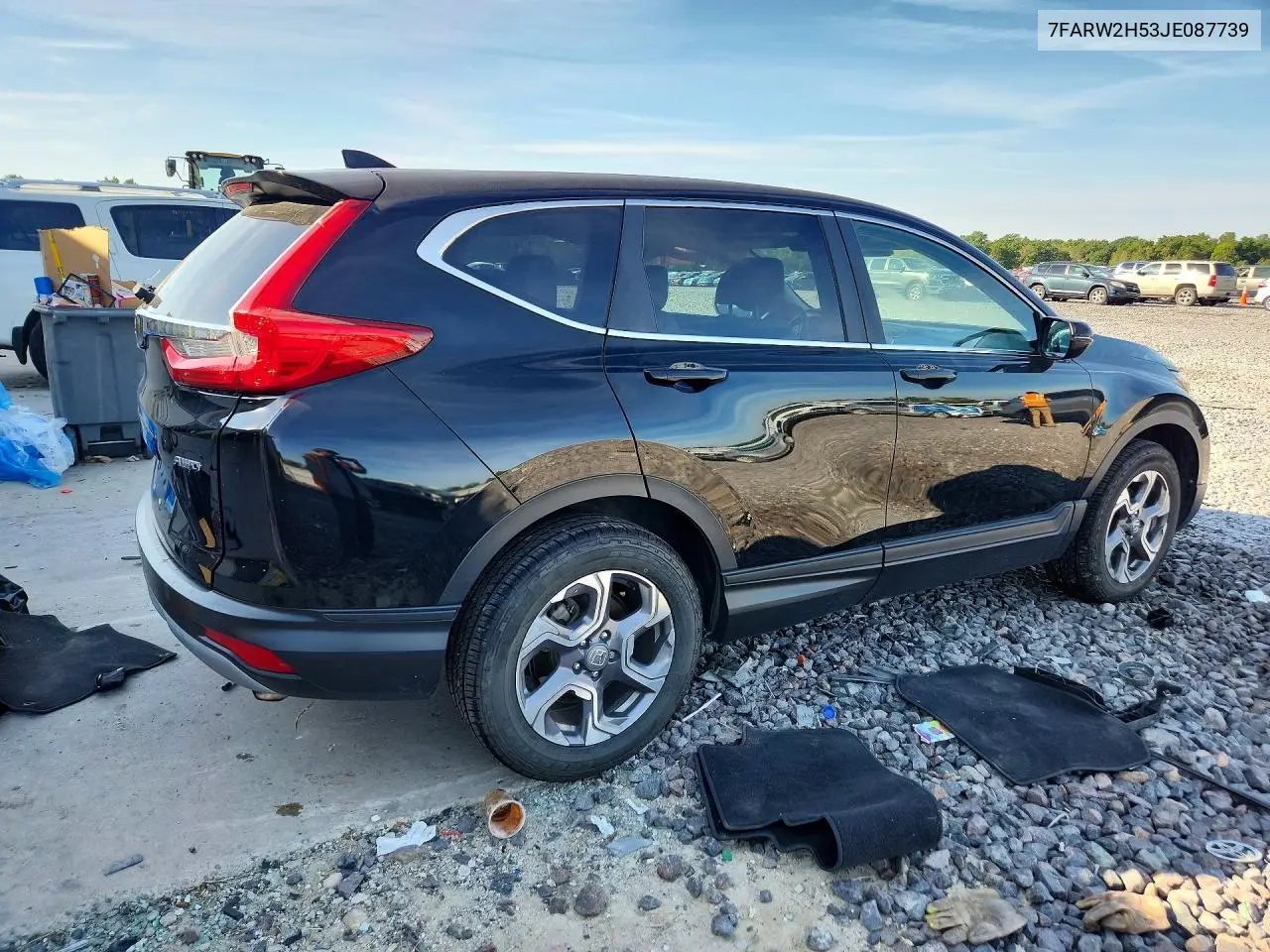 2018 HONDA CR-V VIN 7FARW2H53JE087739 — фото 3