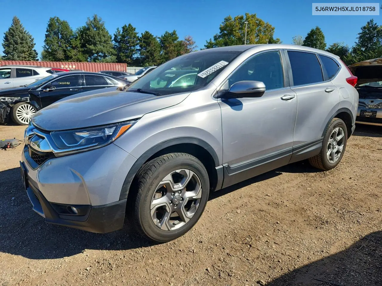 HONDA CR-V 2018, VIN 5J6RW2H5XJL018758