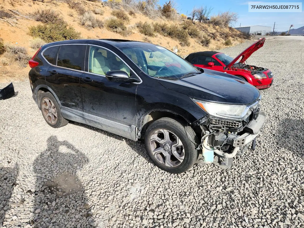 2018 HONDA CR-V VIN 7FARW2H50JE087715 — фото 4