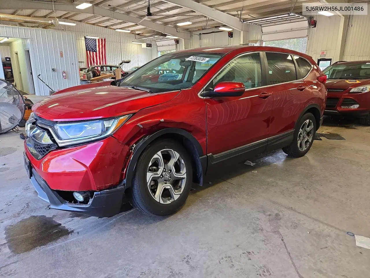 HONDA CR-V 2018, VIN 5J6RW2H56JL001486