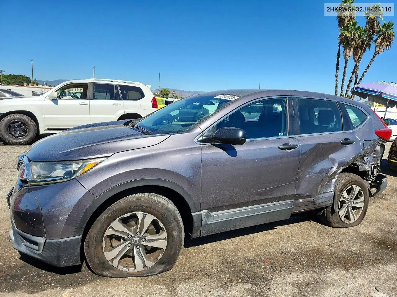 HONDA CR-V 2018, VIN 2HKRW5H32JH424110