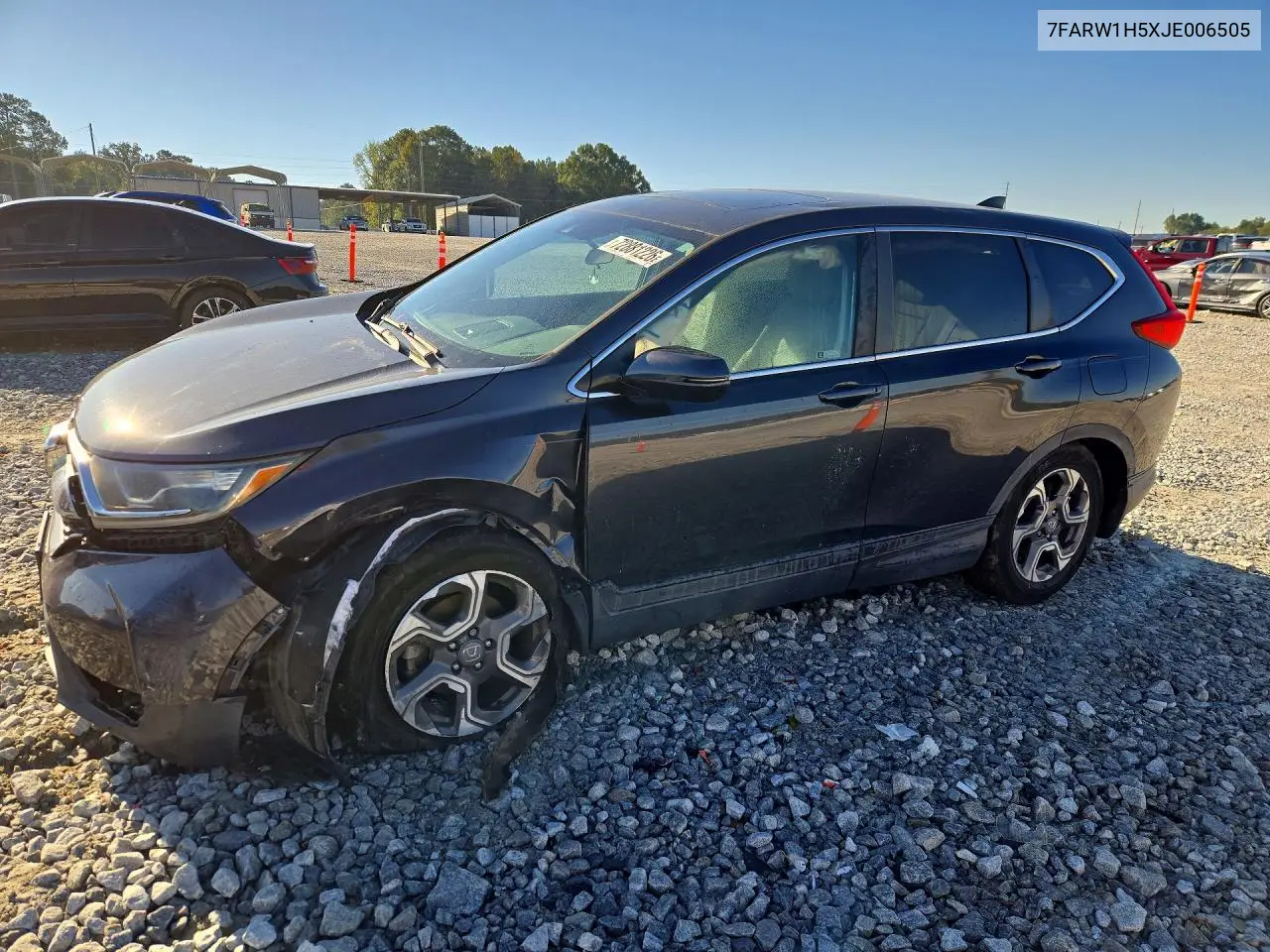 HONDA CR-V 2018, VIN 7FARW1H5XJE006505