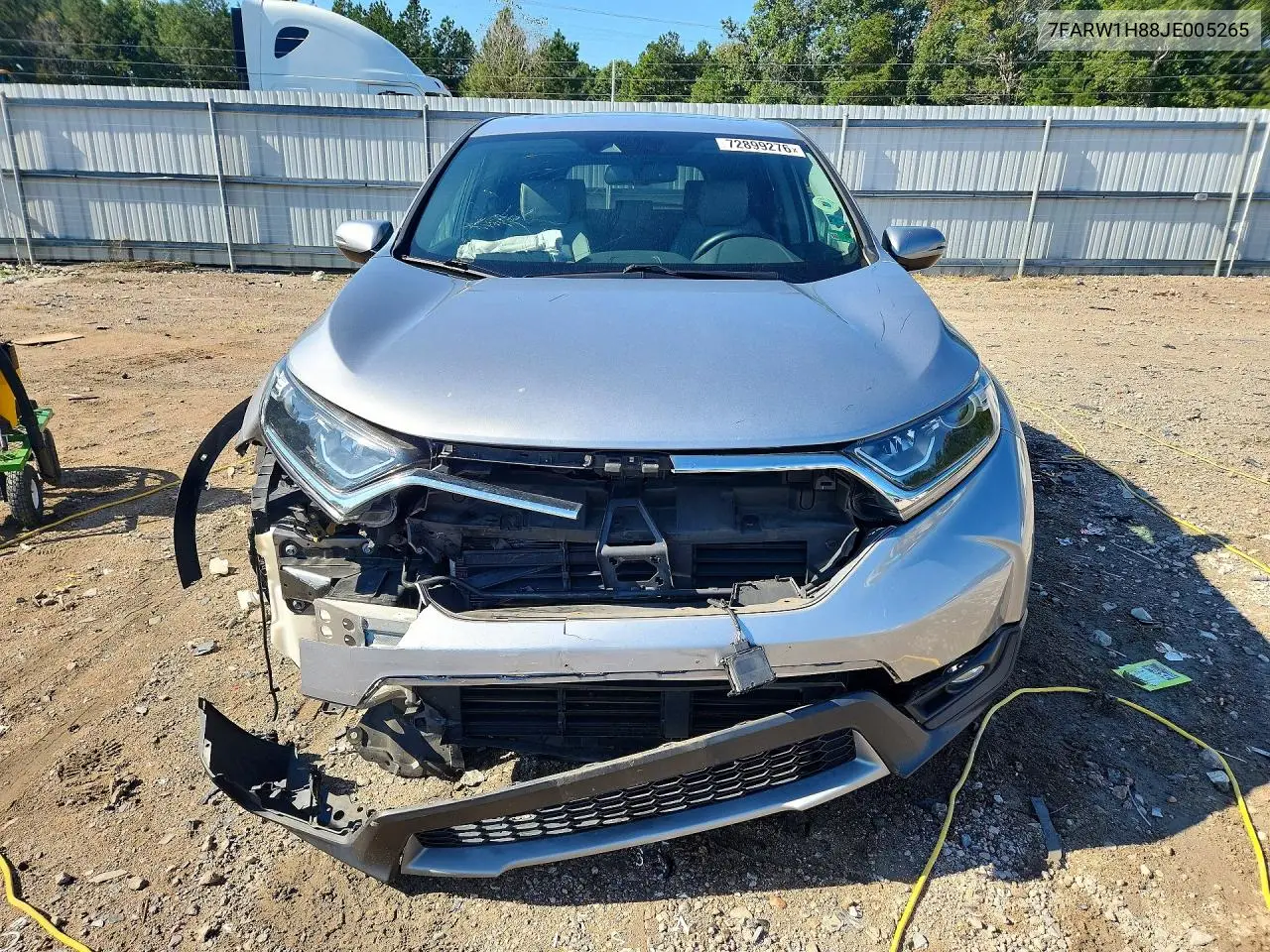 2018 HONDA CR-V VIN 7FARW1H88JE005265 — фото 5