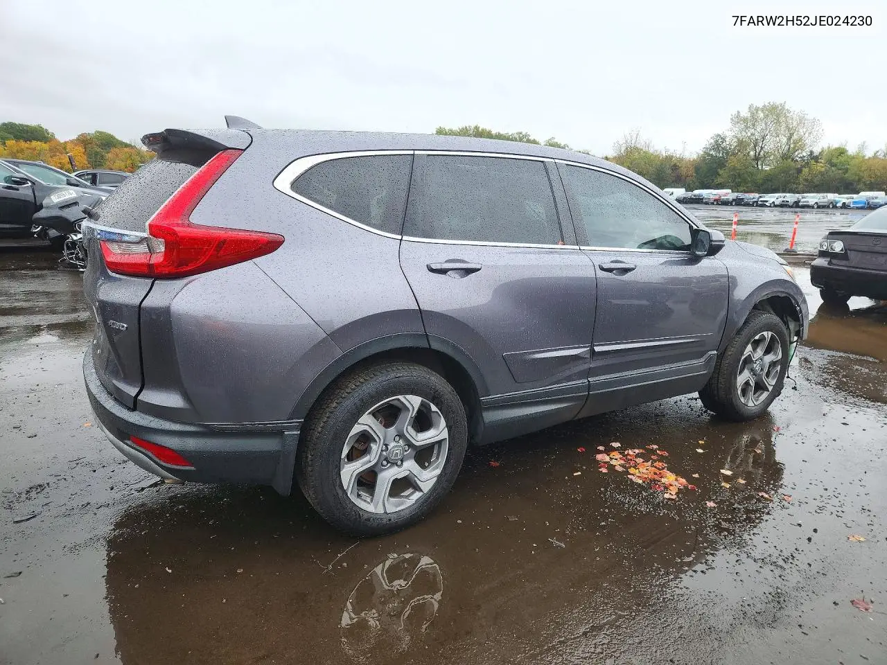 2018 HONDA CR-V VIN 7FARW2H52JE024230 — фото 3