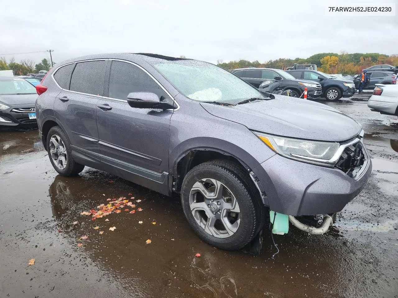 2018 HONDA CR-V VIN 7FARW2H52JE024230 — фото 4