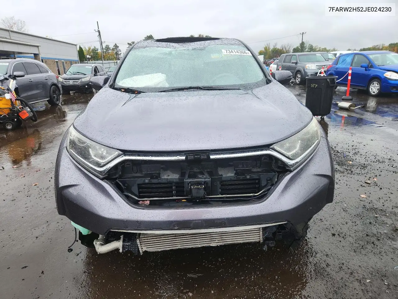 2018 HONDA CR-V VIN 7FARW2H52JE024230 — фото 5