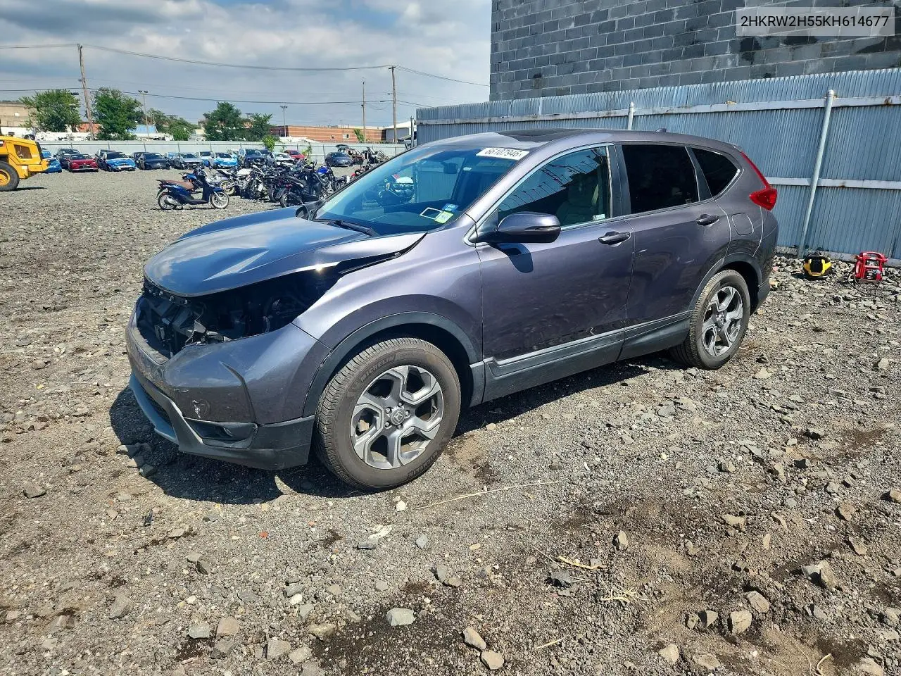 HONDA CR-V 2019, VIN 2HKRW2H55KH614677