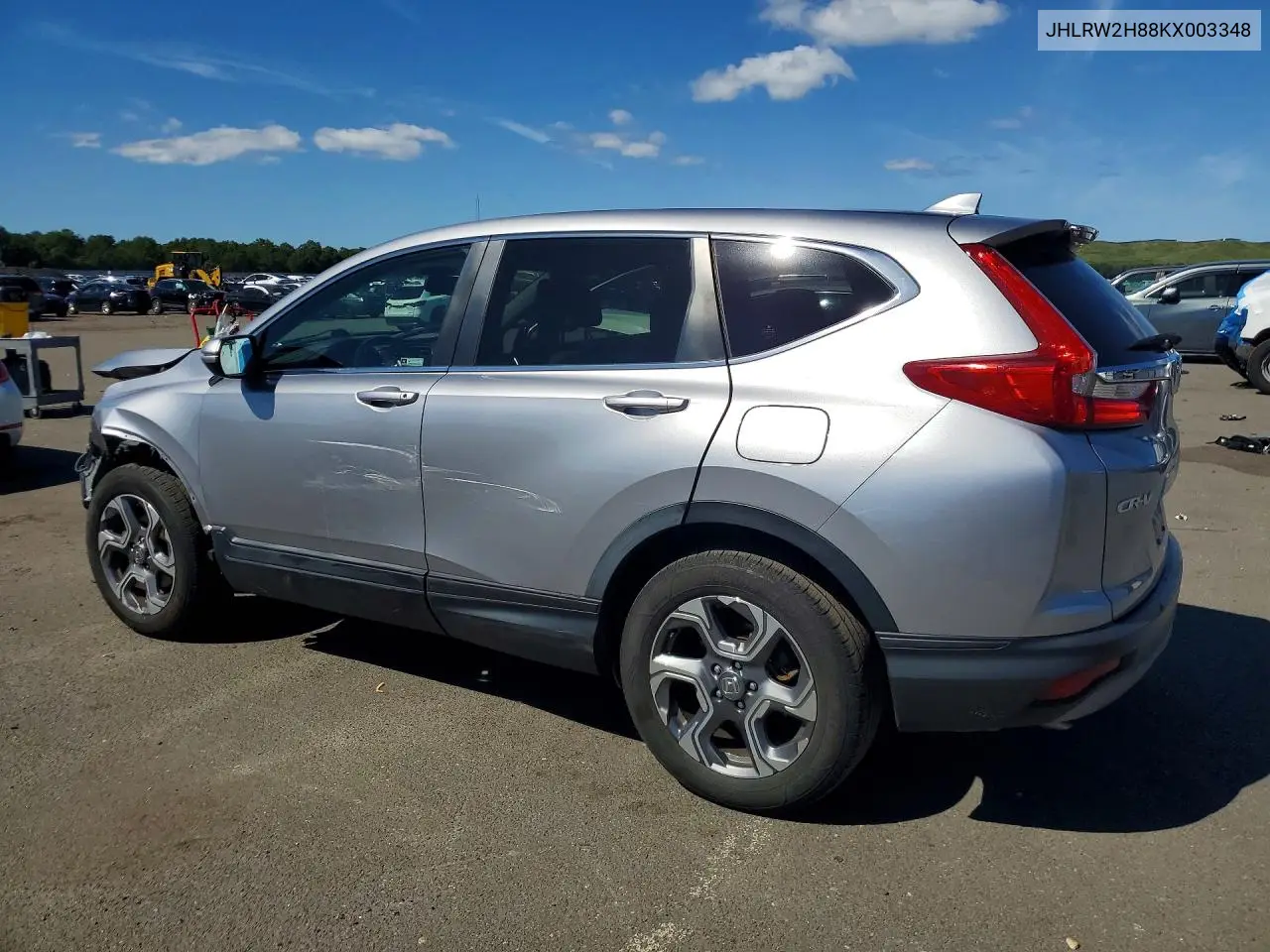 2019 HONDA CR-V VIN JHLRW2H88KX003348 — фото 2
