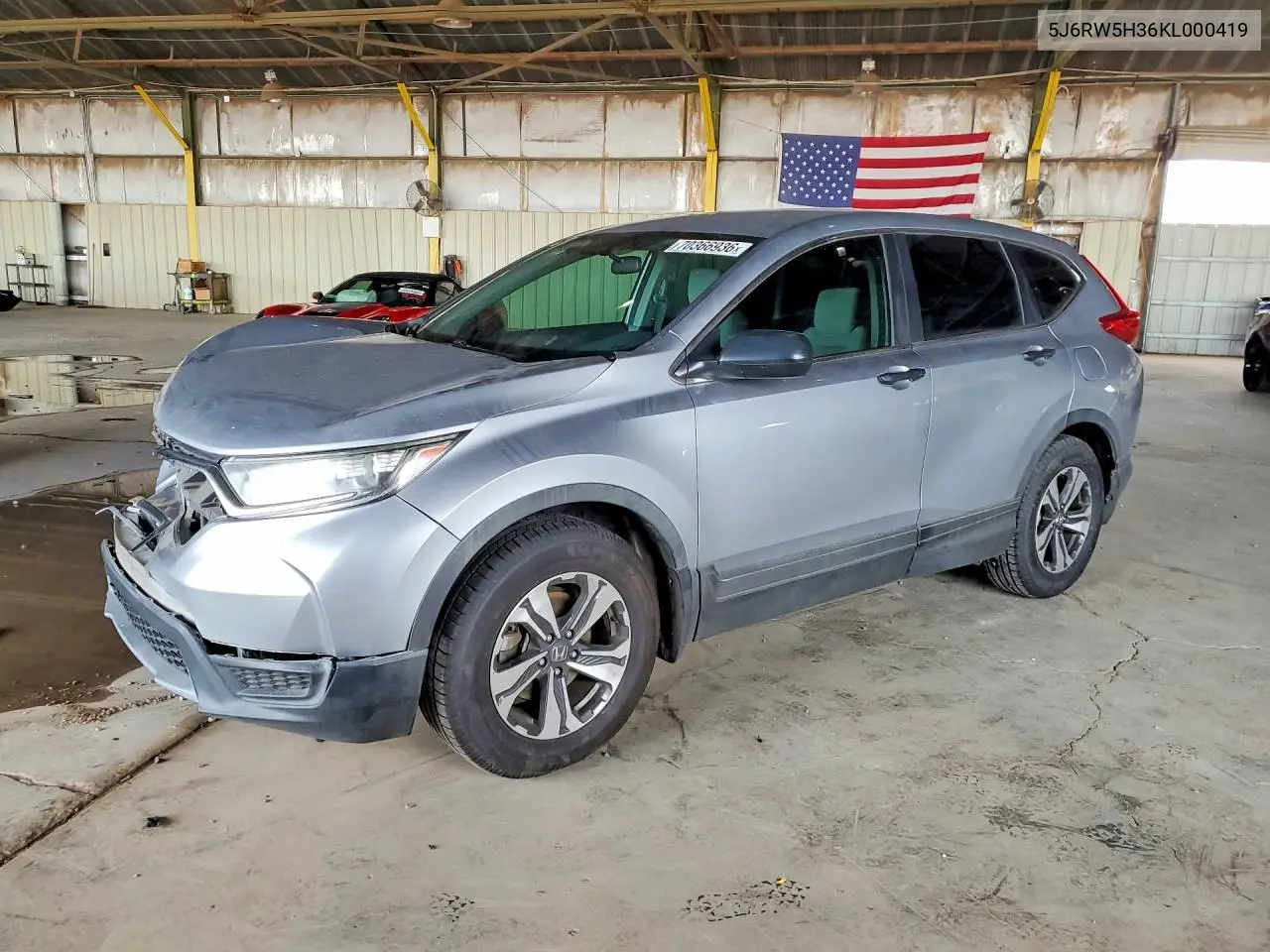 HONDA CR-V 2019, VIN 5J6RW5H36KL000419