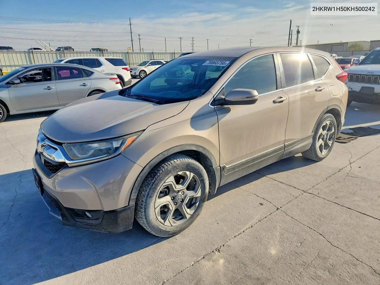 HONDA CR-V 2019, VIN 2HKRW1H50KH500242