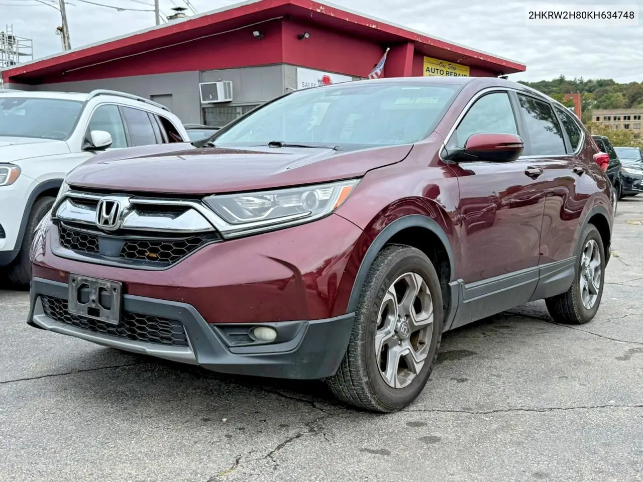 HONDA CR-V 2019, VIN 2HKRW2H80KH634748