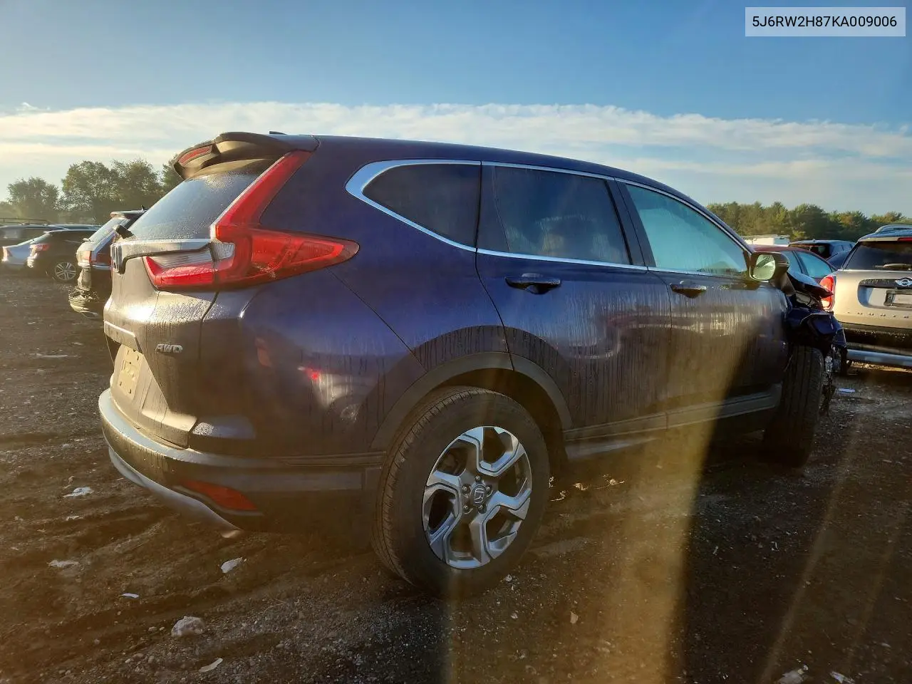 2019 HONDA CR-V VIN 5J6RW2H87KA009006 — фото 3