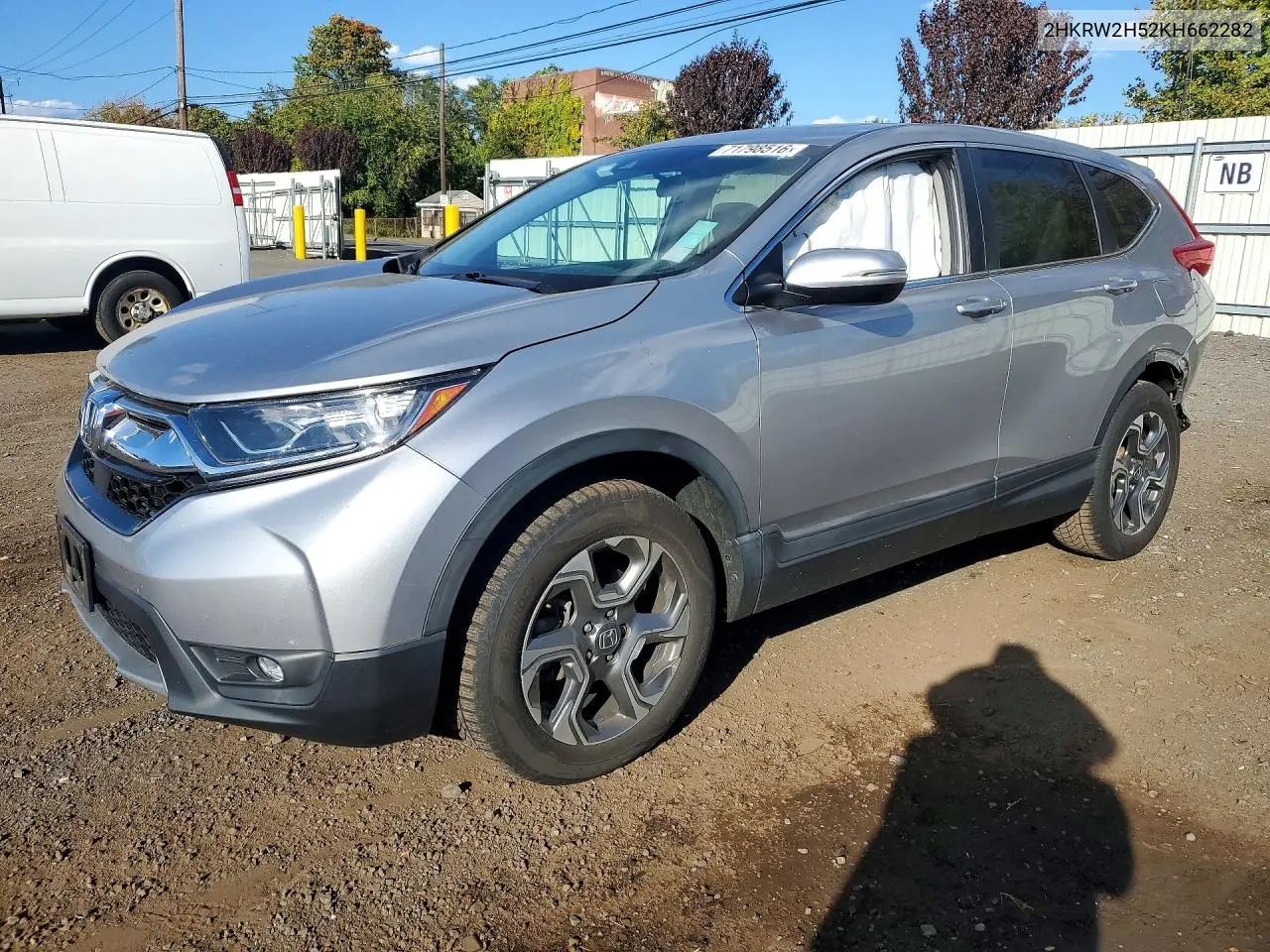 HONDA CR-V 2019, VIN 2HKRW2H52KH662282