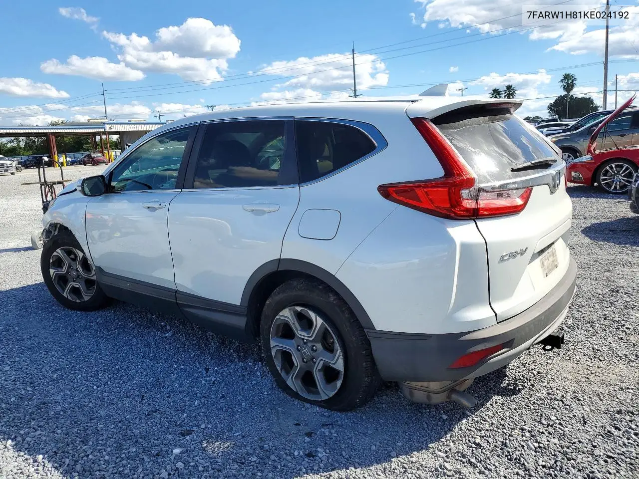2019 HONDA CR-V VIN 7FARW1H81KE024192 — фото 2