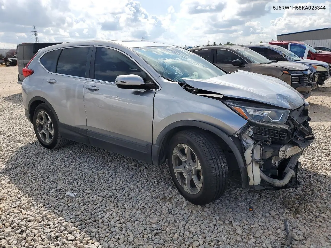 2019 HONDA CR-V VIN 5J6RW1H58KA025344 — фото 4