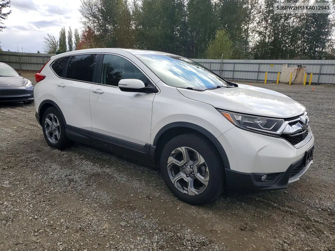 2019 HONDA CR-V VIN 5J6RW2H51KA012943 — фото 4