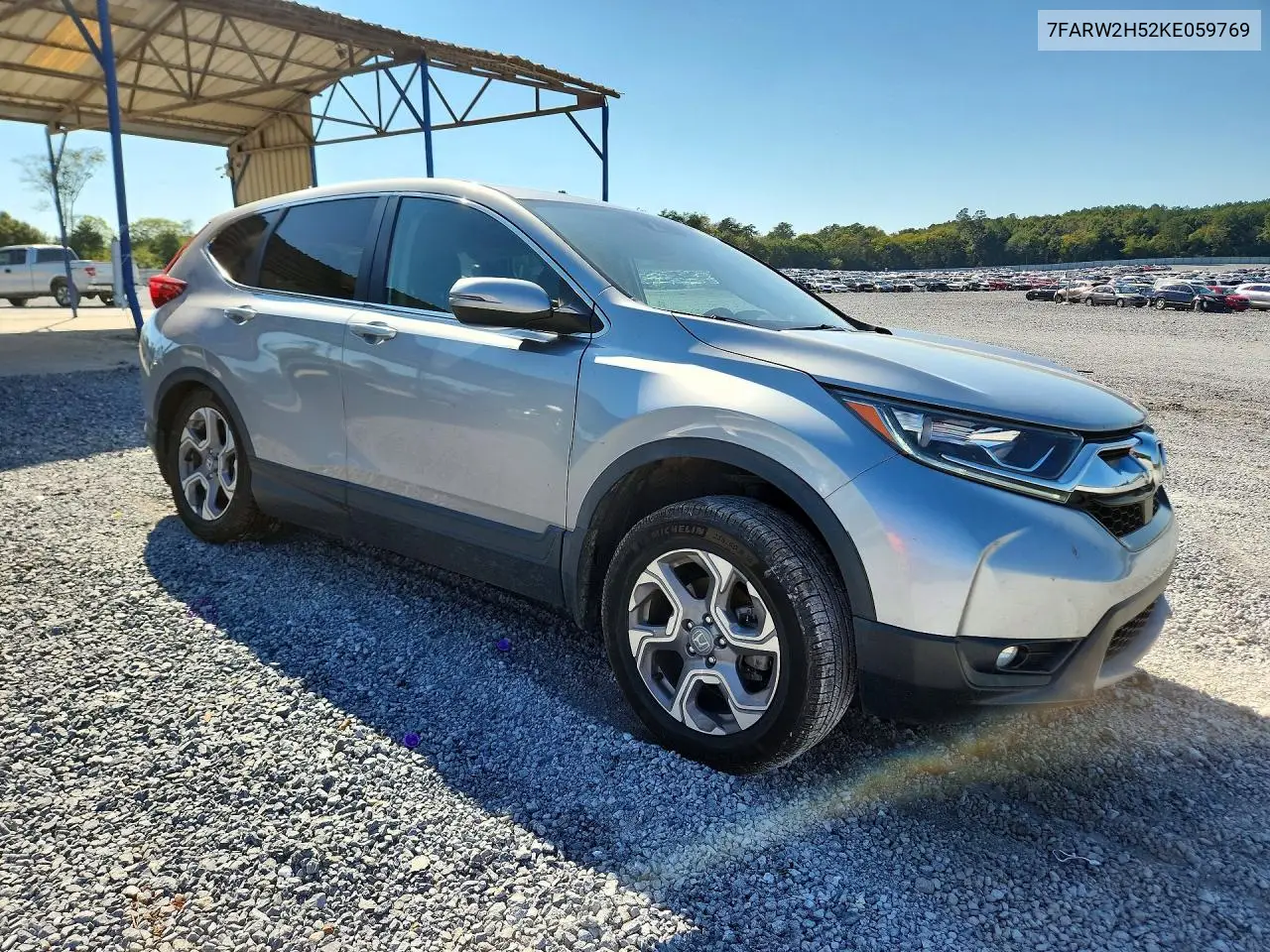 2019 HONDA CR-V VIN 7FARW2H52KE059769 — фото 4