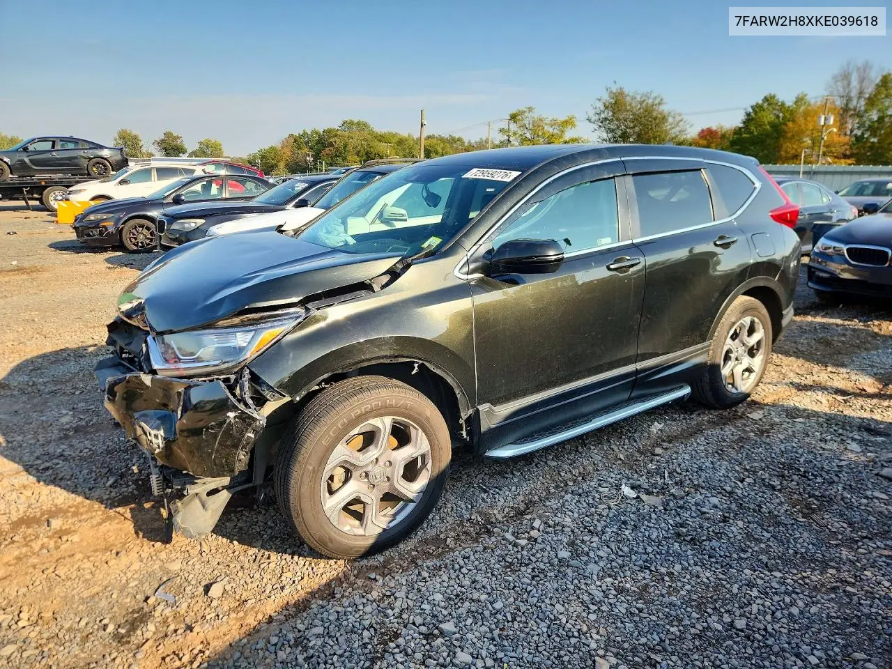 HONDA CR-V 2019, VIN 7FARW2H8XKE039618