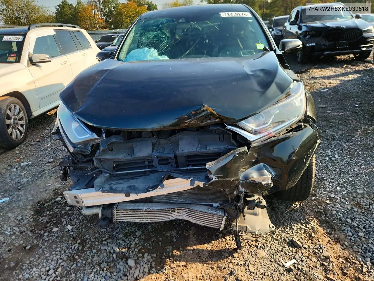 2019 HONDA CR-V VIN 7FARW2H8XKE039618 — фото 5