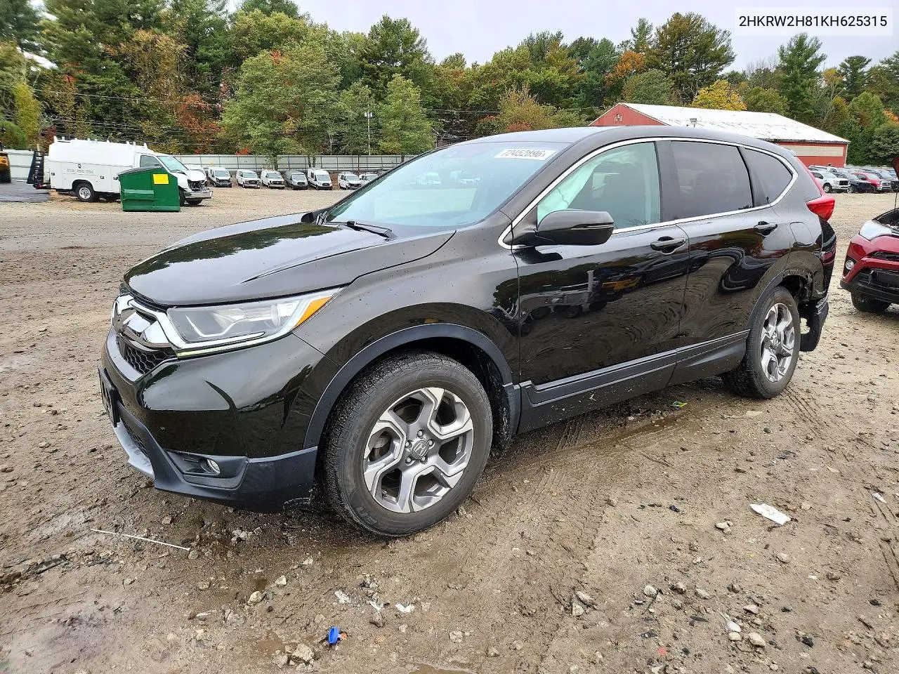 HONDA CR-V 2019, VIN 2HKRW2H81KH625315