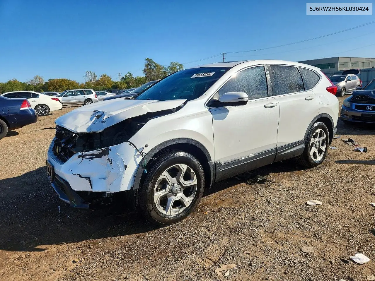HONDA CR-V 2019, VIN 5J6RW2H56KL030424