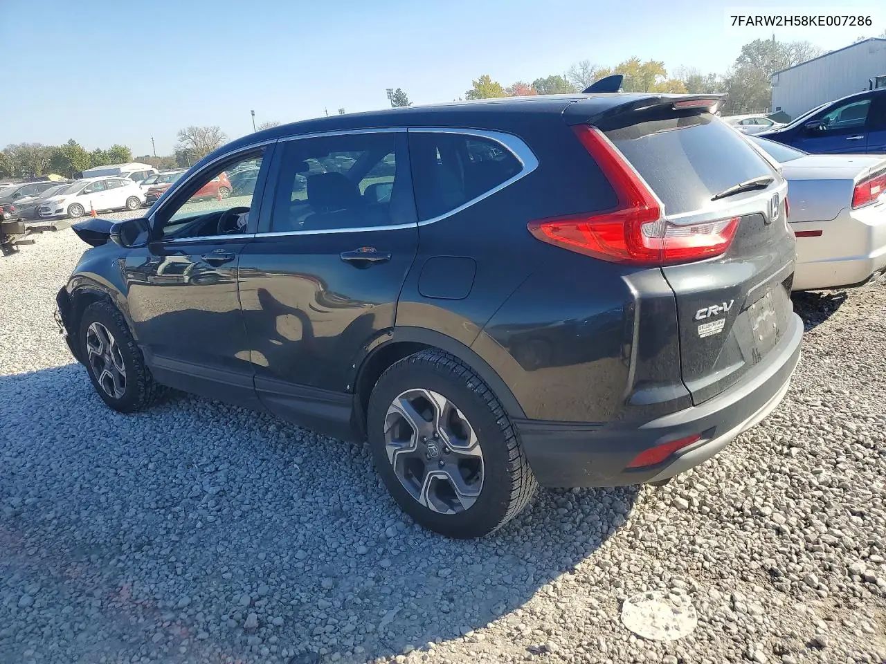 2019 HONDA CR-V VIN 7FARW2H58KE007286 — фото 2