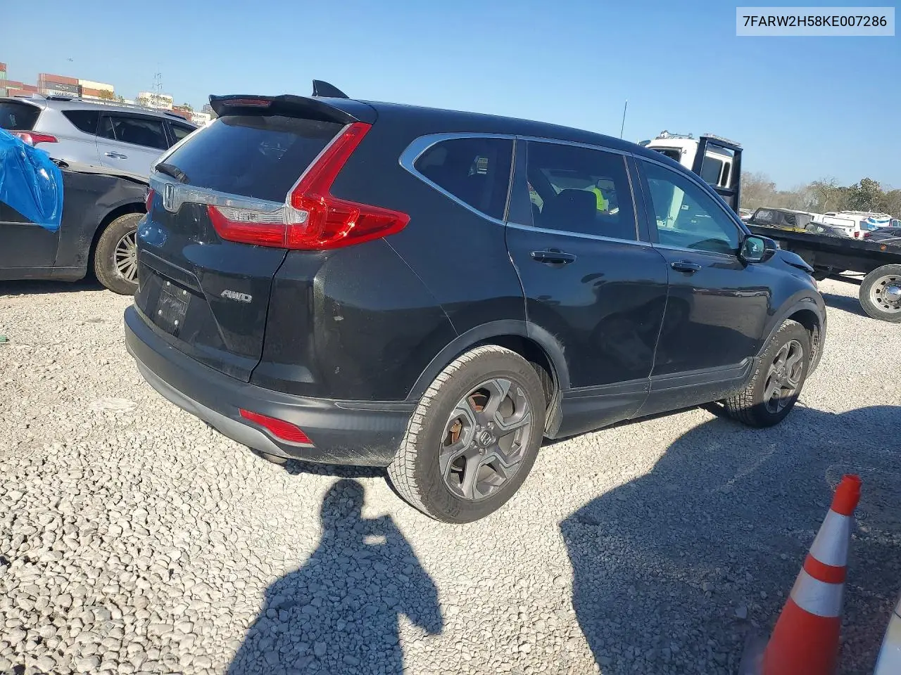 2019 HONDA CR-V VIN 7FARW2H58KE007286 — фото 3