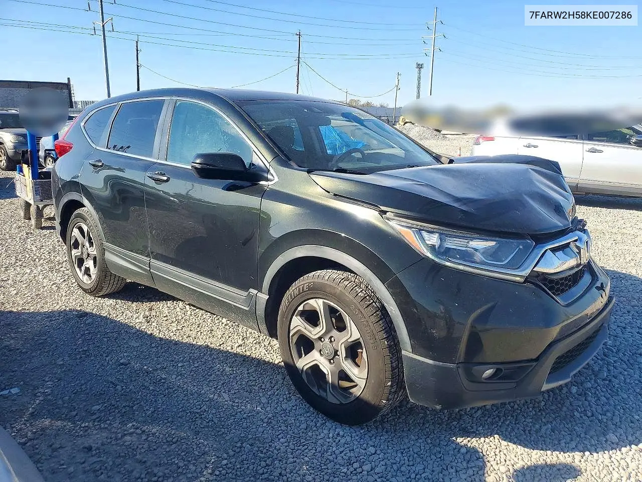 2019 HONDA CR-V VIN 7FARW2H58KE007286 — фото 4